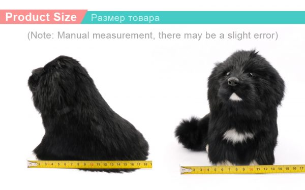 Black Plush Dog - Image 2