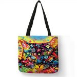 cat lover face tpte bag